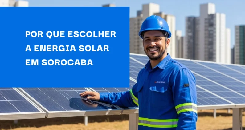 Por que escolher a energia solar em sorocaba