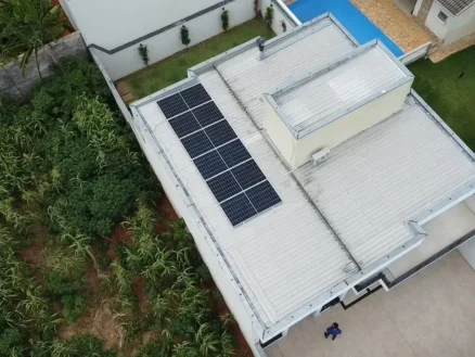 Projeto fotovoltaico de energia solar para casas e residência 3,42 kWp em Indaiatuba SP entregue pela Suntera