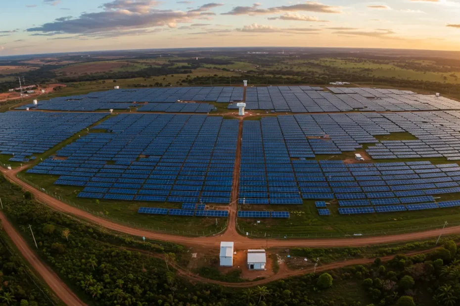 Instalação de energia solar on grid com eficiência e economia garantida